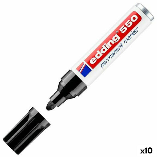 Permanent marker Edding 550 Black 10Units