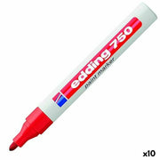Permanent marker Edding 750 Red 10Units