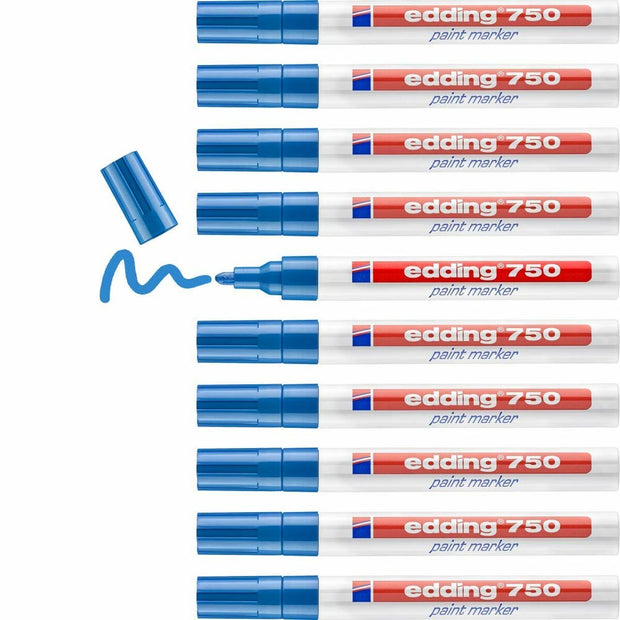 Permanent marker Edding 750 Blue 10Units