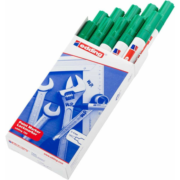 Permanent marker Edding 750 Green 10Units