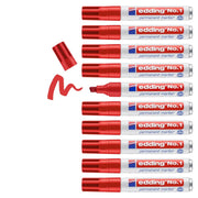 Permanent marker Edding Nº1 Red 10Units