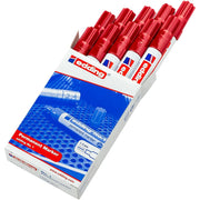 Permanent marker Edding Nº1 Red 10Units