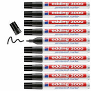 Permanent marker Edding 3000 Black 10Units