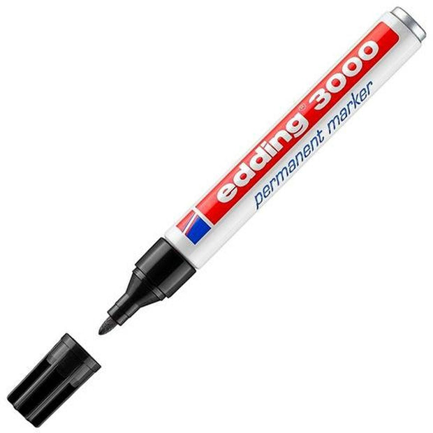 Permanent marker Edding 3000 Black 10Units