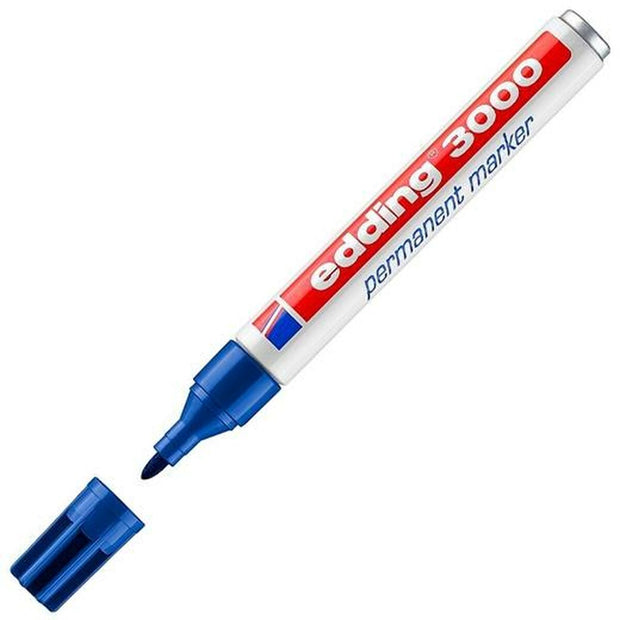 Permanent marker Edding 3000 Blue 10Units