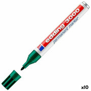 Permanent marker Edding 3000 Green 10Units