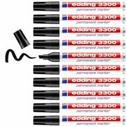 Permanent marker Edding 3300 Black 10Units