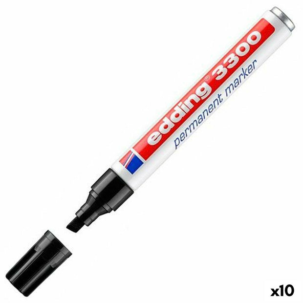 Permanent marker Edding 3300 Black 10Units