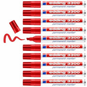 Permanent marker Edding 3300 Red 10Units