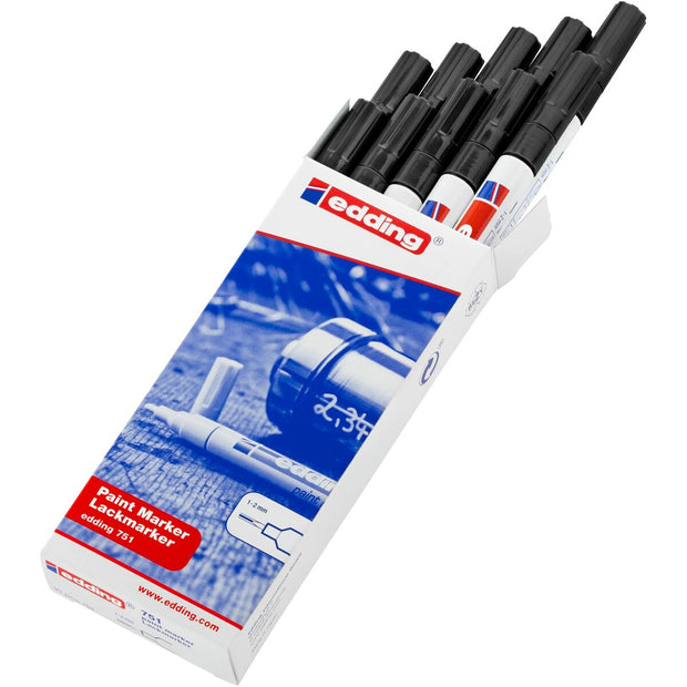 Permanent marker Edding 751 Black 10Units