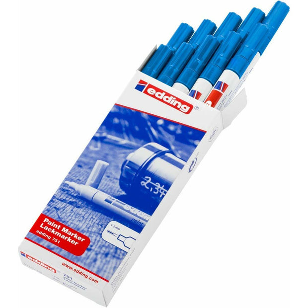 Permanent marker Edding 751 Blue 10Units