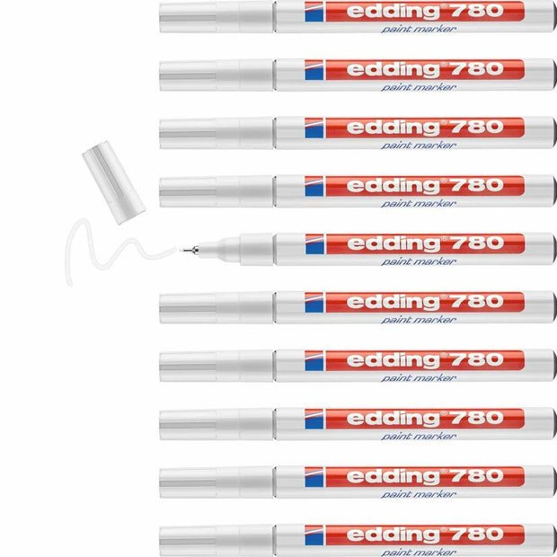 Permanent marker Edding 780 White 10Units