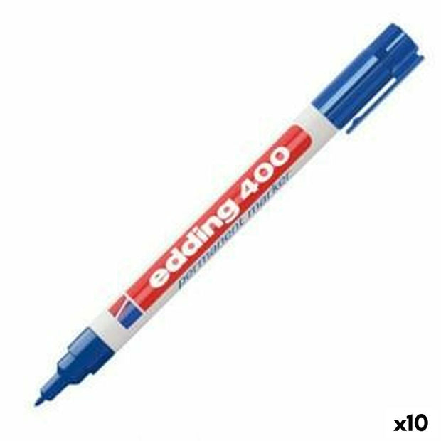 Permanent marker Edding 400 Blue 10Units