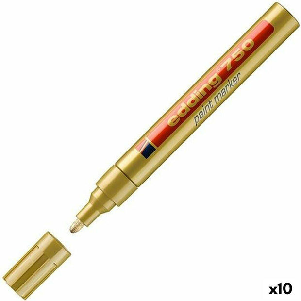 Permanent marker Edding 750  Gold 10Units