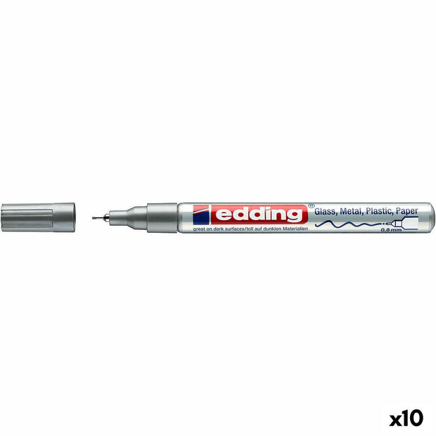 Permanent marker Edding 780 Silver 10Units