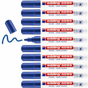 Liquid chalk marker Edding 4095 Blue 10Units