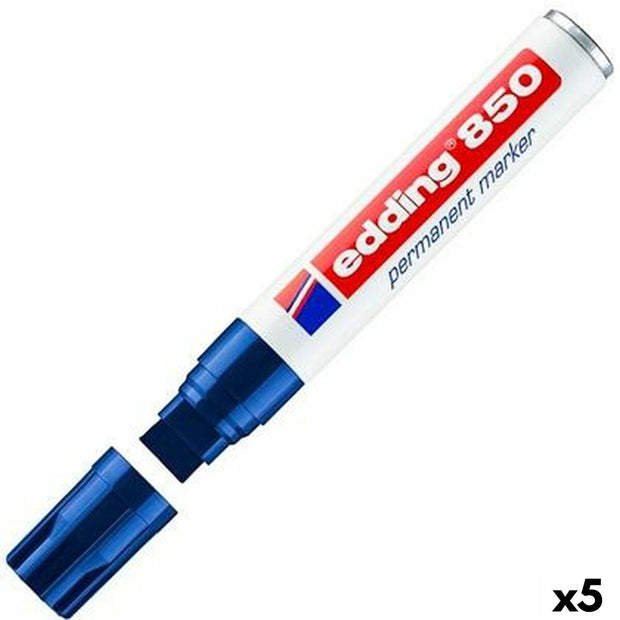 Permanent marker Edding 850 Blue 5 Units