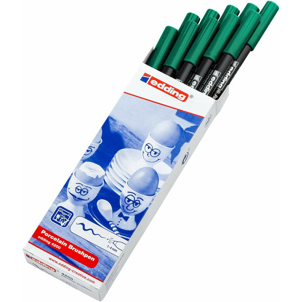 Marker Edding 4200 Paintbrush Green (10Units)