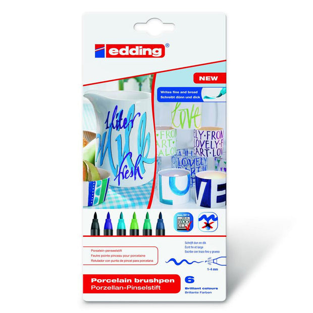 felt-tip pens Edding 4200 Porcelain 6 Units 1-4 mm