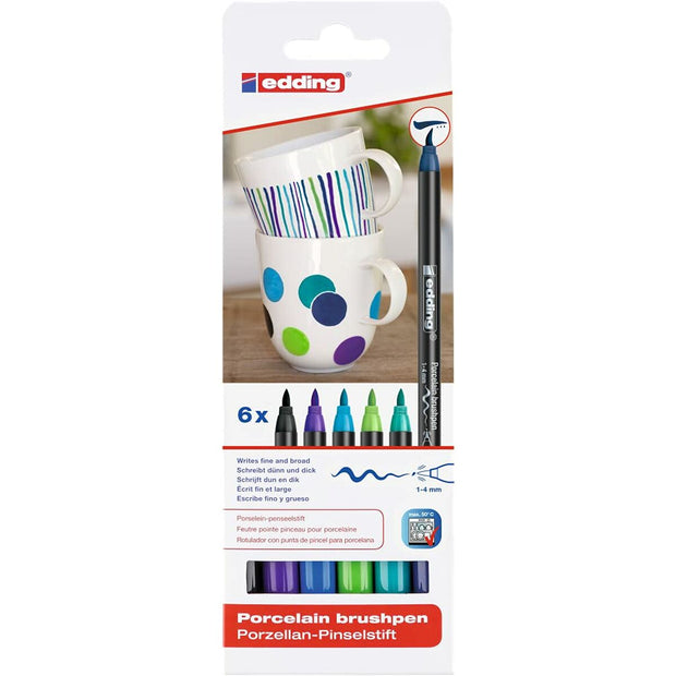 felt-tip pens Edding 4200 Porcelain 6 Units 1-4 mm