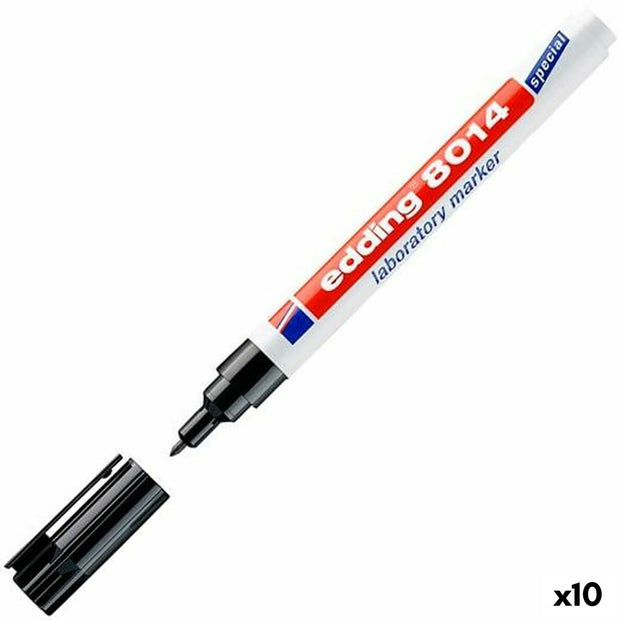 Permanent marker Edding 8014 Black 10Units