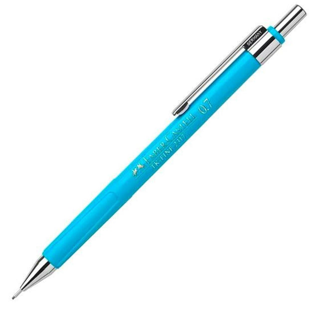 Pencil Lead Holder Faber-Castell Tk-Fine 2317 Light Blue 0,7 mm (10Units)