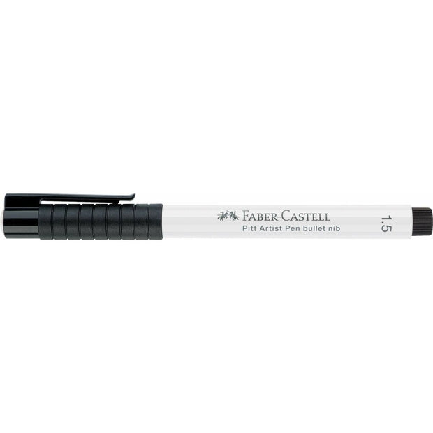 Permanent marker Faber-Castell White 10Units