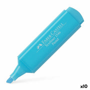 Fluorescent Marker Faber-Castell P Textliner 1546 Pastel Blue 10Units