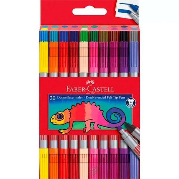 Set of Felt Tip Pens Faber-Castell Case 5 Units