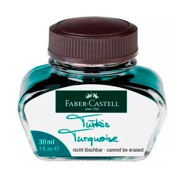 Inkwell Faber-Castell Turquoise 30 ml (6 Units)