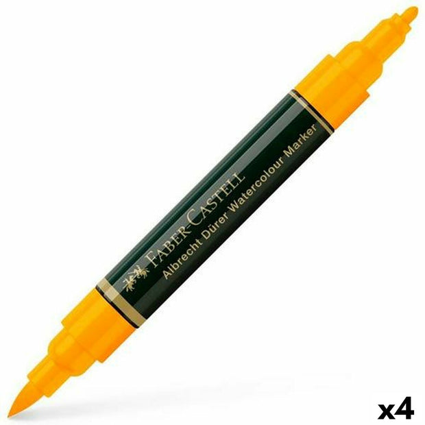 felt-tip pens Faber-Castell Durer Yellow (4 Units)