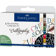 Set of Felt Tip Pens Faber-Castell Pitt Artist Case Calligraphy (5 Units)