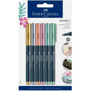 Set of Felt Tip Pens Faber-Castell Creative Studio Metallic 5 Units