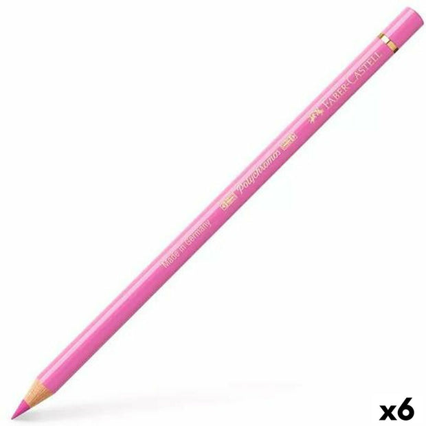 Colouring pencils Faber-Castell Polychromos Light Magenta (6 Units)