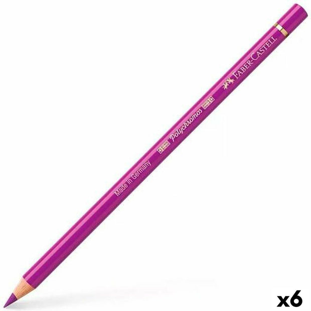 Colouring pencils Faber-Castell Polychromos Crimson Red (6 Units)