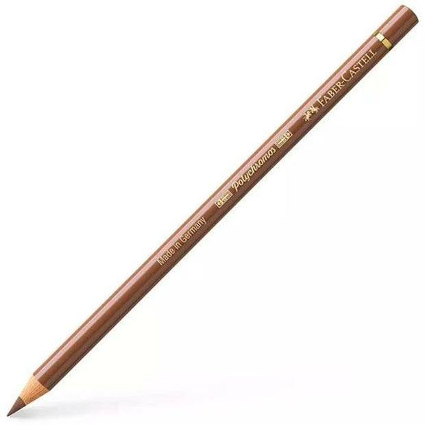 Colouring pencils Faber-Castell Polychromos Brown (6 Units)