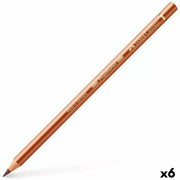 Colouring pencils Faber-Castell Polychromos Copper (6 Units)