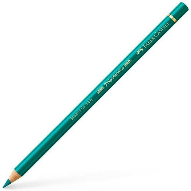 Colouring pencils Faber-Castell Polychromos Green (6 Units)