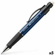 Pencil Lead Holder Faber-Castell Grip Plus 14 mm Navy Blue (5 Units)