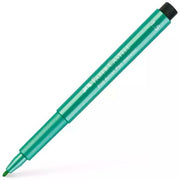 felt-tip pens Faber-Castell Pitt Artist Metallic Green (10Units)