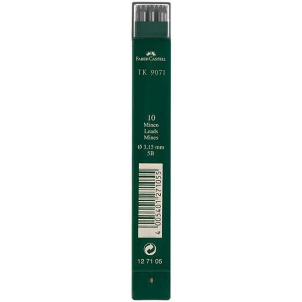 Pencil lead replacement Faber-Castell Tk9071 5B 3,15 mm (3 Units)