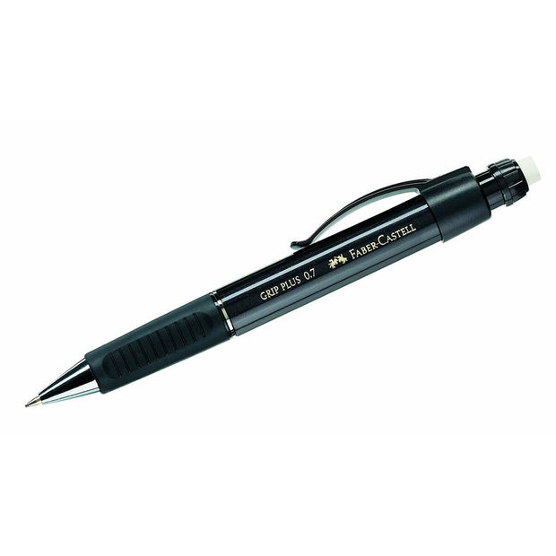 Pencil Lead Holder Faber-Castell Grip Plus Black 0,7 mm (5 Units)