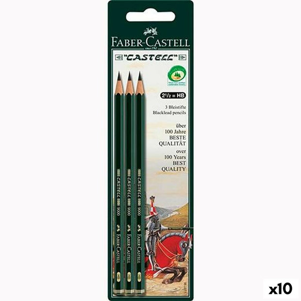 Pencil Set Faber-Castell Wood (10Units)