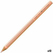 Colouring pencils Faber-Castell Meat (12 Units)
