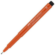 felt-tip pens Faber-Castell Pitt Artist Fineliner M Dark Orange (10Units)