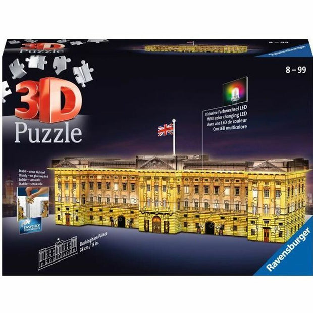 3D Puzzle Ravensburger Buckingham Palace Illuminated 216 Pieces