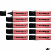 Fluorescent Marker Stabilo Boss Red 10Units