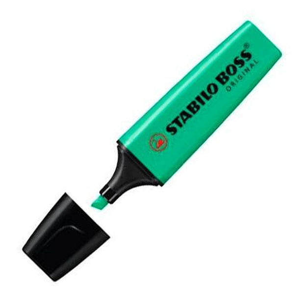 Fluorescent Marker Stabilo Boss Turquoise 10Units