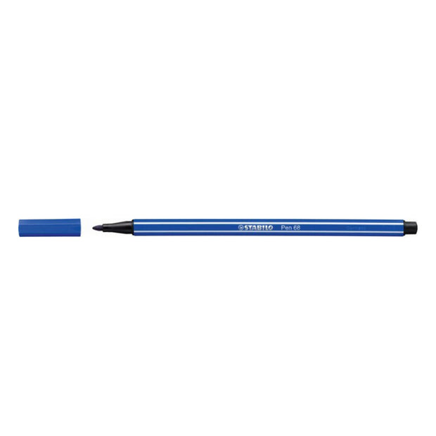 felt-tip pens Stabilo Pen 68 Navy Blue 10Units