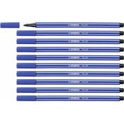 felt-tip pens Stabilo Pen 68 Navy Blue 10Units